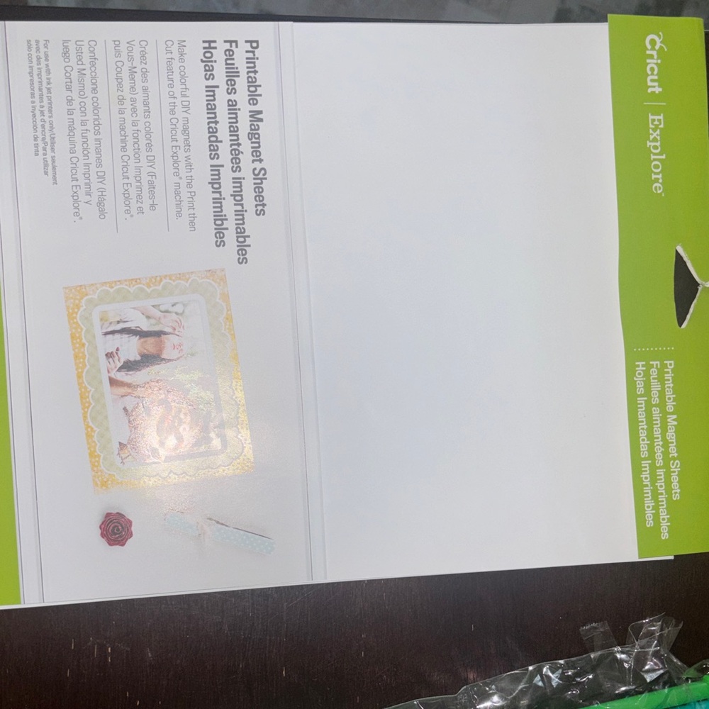 Cricut Explore Printable Sticker Sheets - White